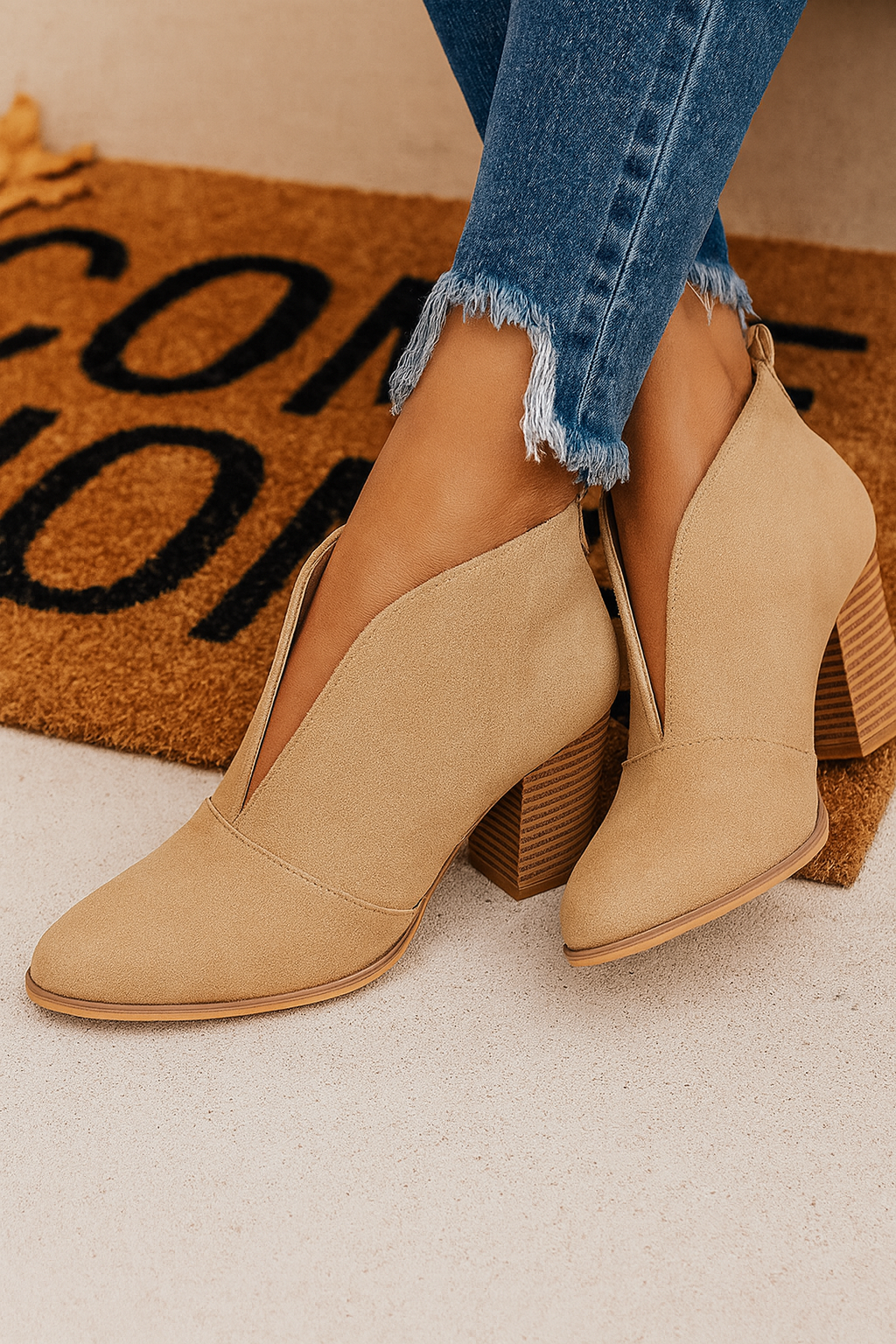 Elegance V-Ankle Boots